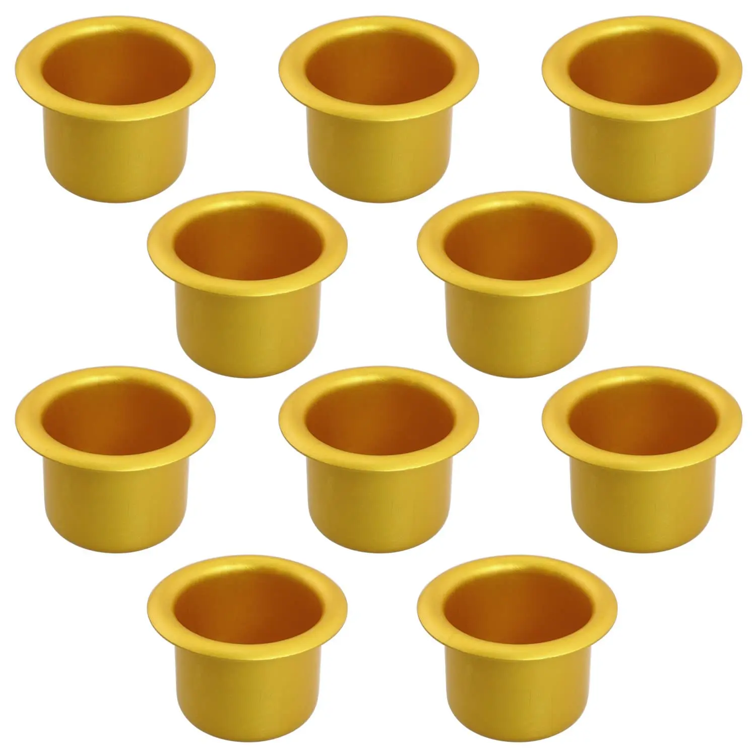 S Gold Aluminum Candle Cup Candle Container Candle Decorativ
