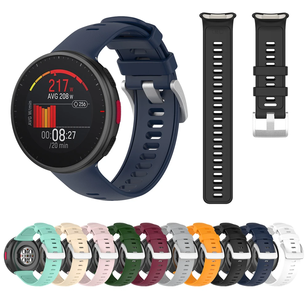 

Watchband for Polar Vantage V2 Watch Band Replacement Strap Bracelet Watchband Accessories 1:1 Sport Silicone Wristband