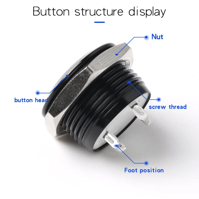 Сверхкороткая металлическая вставка 19 мм быстрое самосброс плоская/высокая