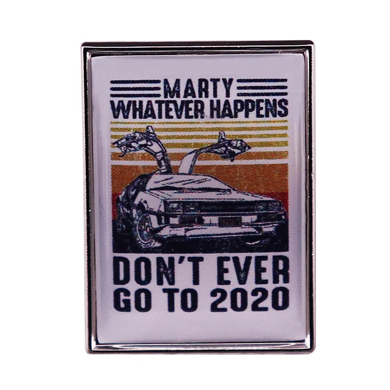 

C2785 Back To The Future Collection Creativity Enamel Pins Women Badge Backpack Collar Lapel Pin Hat Jewelry