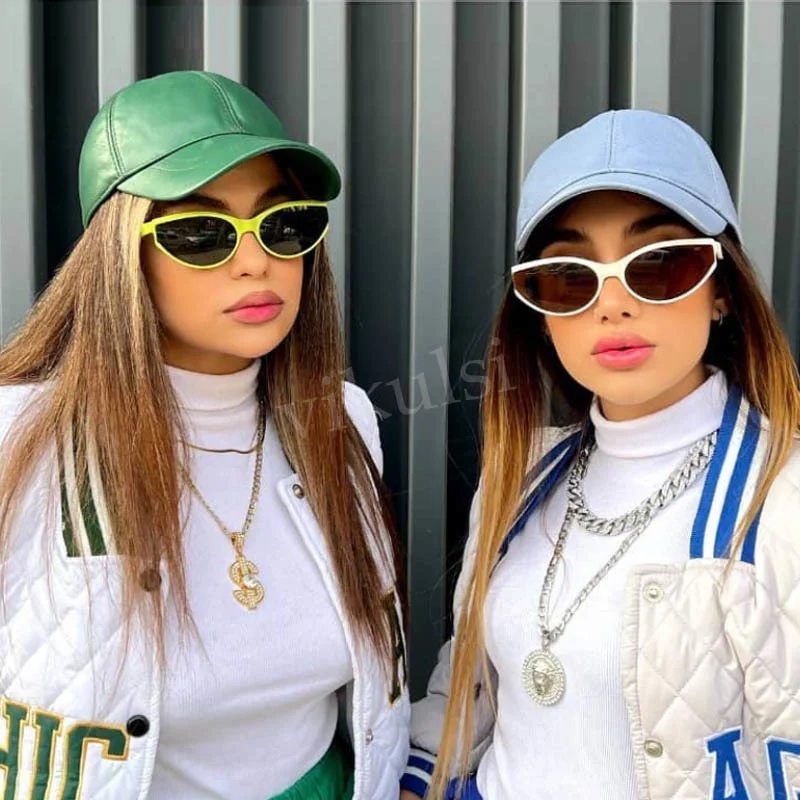 

Fashion Brand Designer Cat Eye Women Sunglasses Female 2022 New Sister Style Oval Sun Glasses Oculos Feminino De Sol UV400