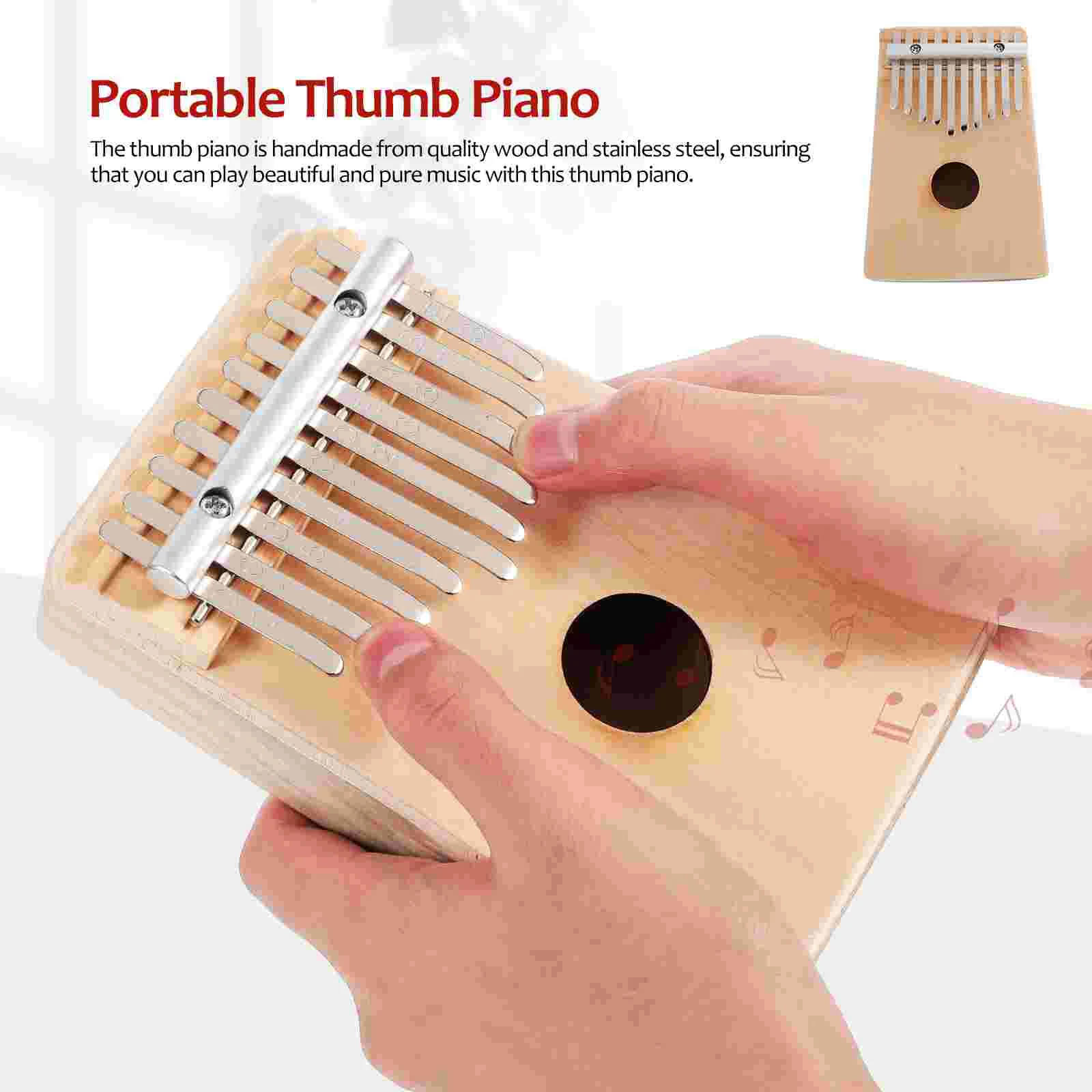 

DIY Thumb Piano Pocket Kalimba Beginners Instrument Toy Music Stainless Steel Child