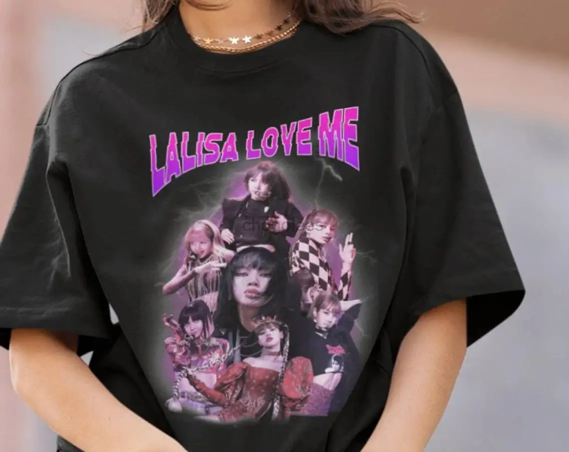 Классическая футболка унисекс Say lalisa love me Тайланд рэпер Лиза кпоп Корейская