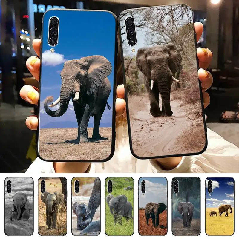 

Elephant cute animal Phone Case For Samsung galaxy A S note 10 12 20 32 40 50 51 52 70 71 72 21 fe s ultra plus