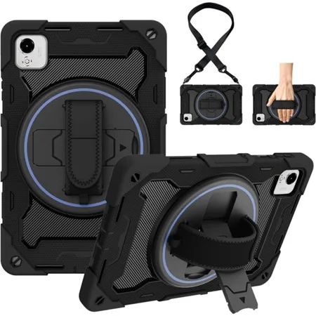 Фото Чехол-подставка для Honor Pad X9a/X9 Pro 11.5 дюймов 2025 года, усиленный, ударопрочный, с ремешком на руку и плечевым ремнем для Honor Pad X8A 11 №3