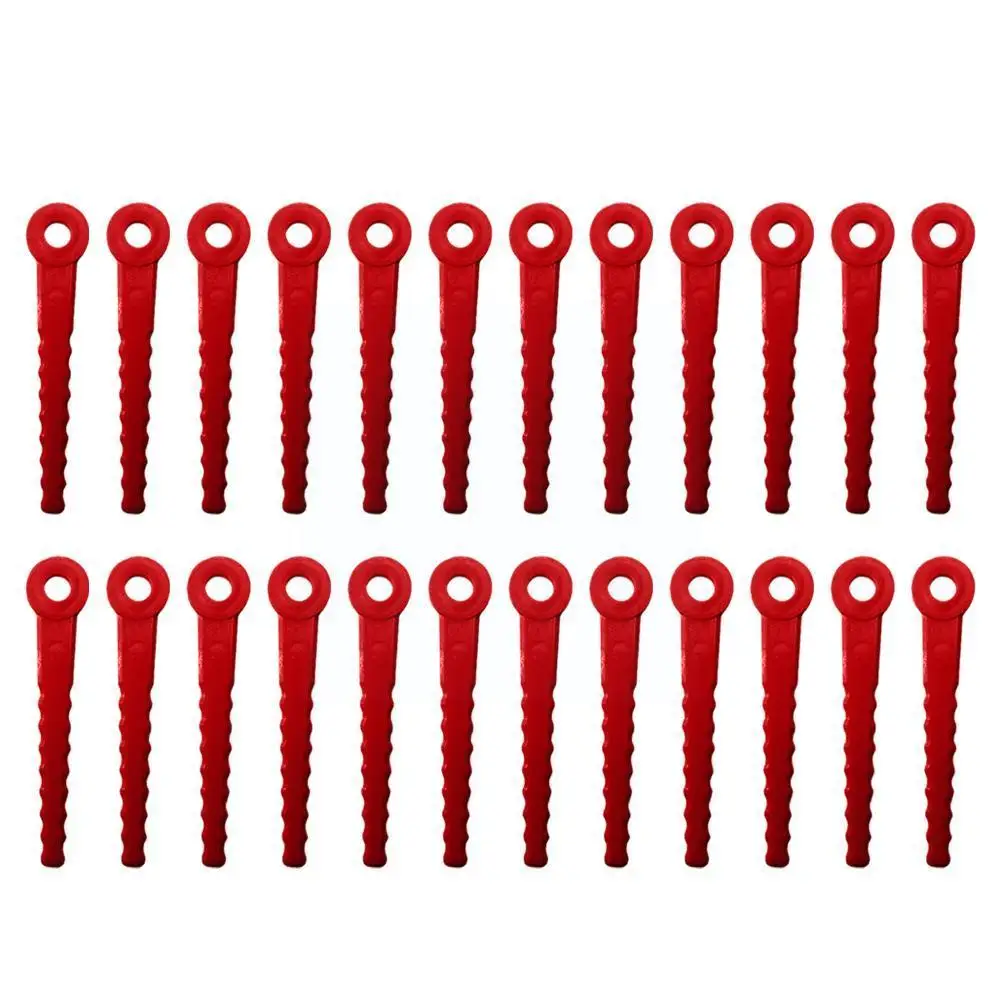 

24PCS Plastic Pendants For Cordless Grass Trimmer Knife Cutter Lawn Trimmer Spare Garden Replacement Tool C4W4