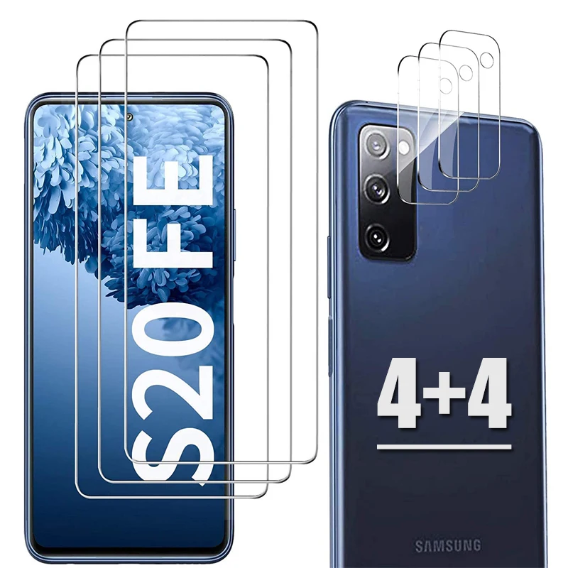Защитное закаленное стекло для Samsung Galaxy S20 FE, Защитная пленка для объектива камеры S 20 S20FE
