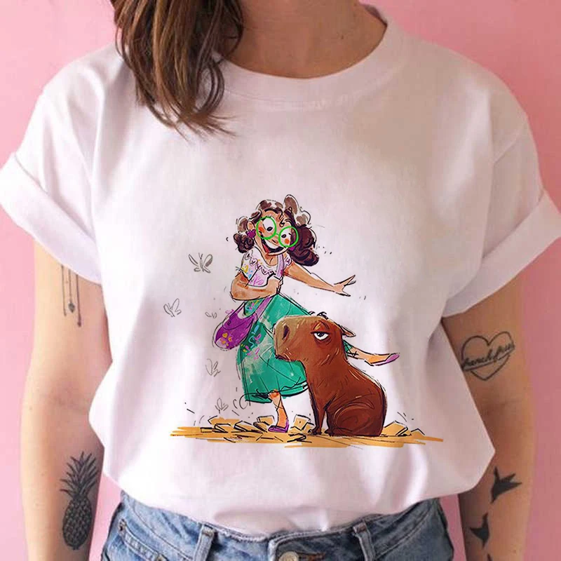 

Футболка женская с принтом Диснея, в стиле Харадзюку