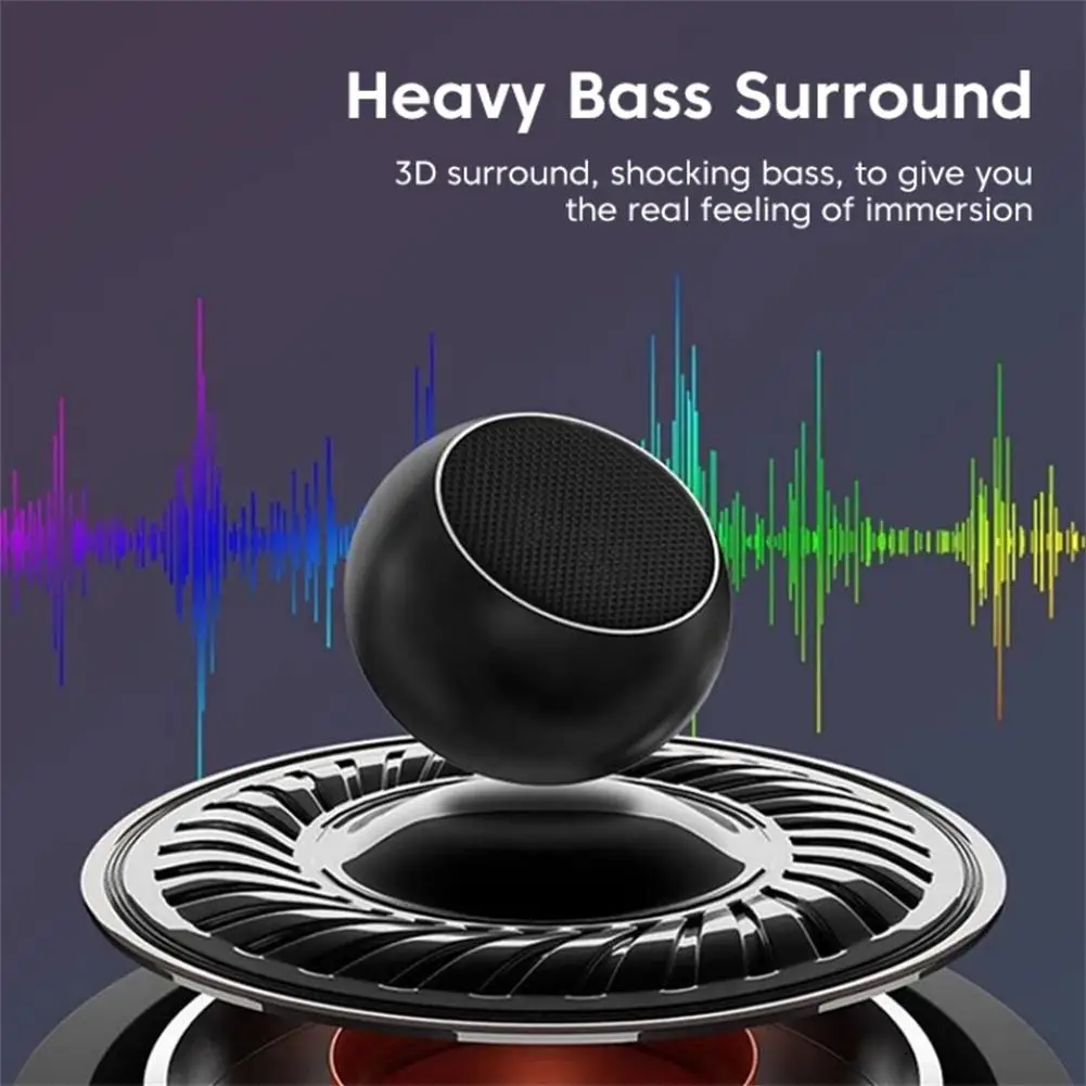 

Mini Bluetooth Speaker Handsfree Calling TWS Handfree Portable Tws Wireless Subwoofer Bass Sound Compatible For Iphone Android