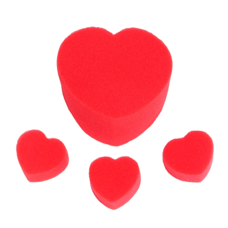 

Q9QB Close-up Magic-Props Sponge Heart Tricks Party Activity Toy Pub Entertainment