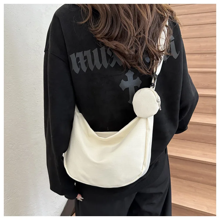 Холщовая сумка женская через плечо повседневная универсальная для пельменей