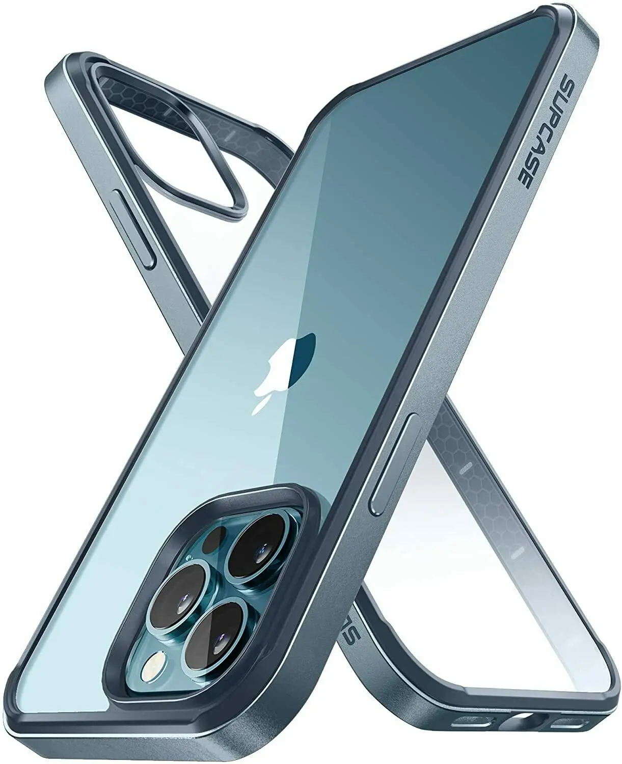 

Для iPhone 13 Pro, SUPCASE тонкий металлический корпус ТПУ внутренний бампер задняя крышка UK