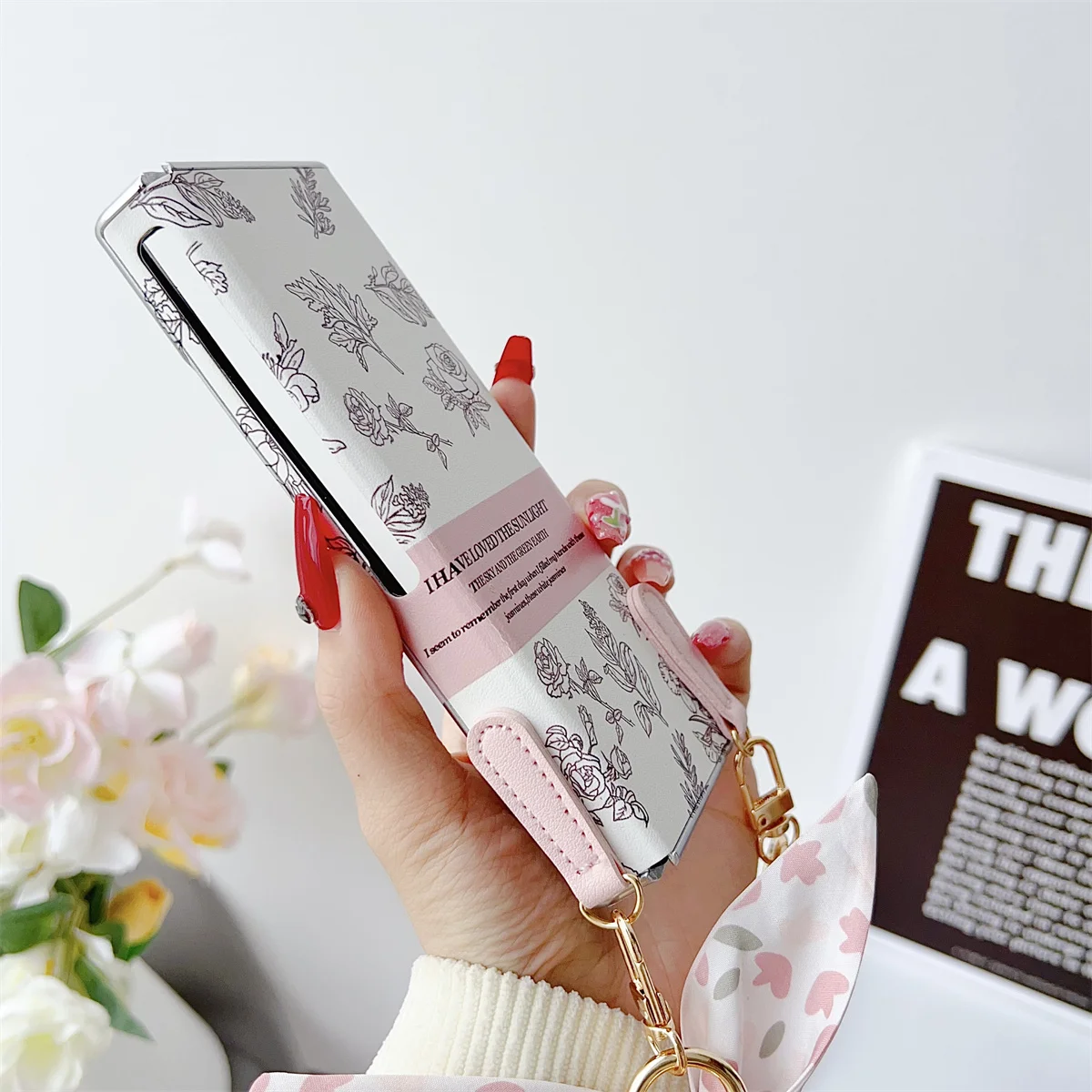 Чехол для телефона с цветочным рисунком HuaWei Mate XS2 PC Hard Shell XS 2 защитный чехол