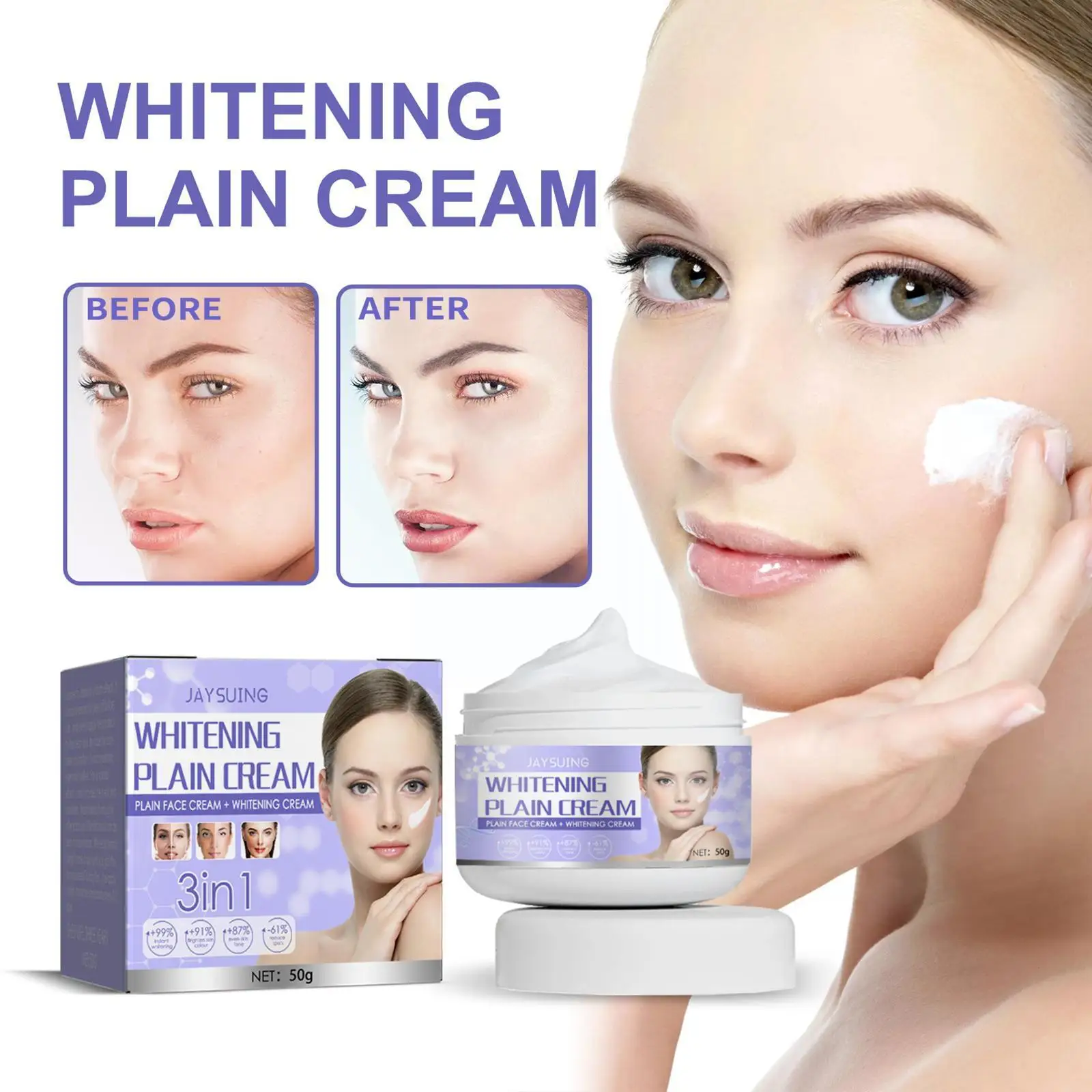 

1 шт., водонепроницаемый Осветляющий крем для тела