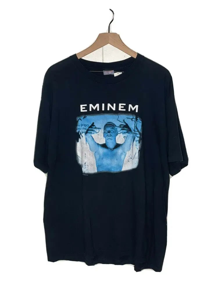 Винтажная Футболка 1999 Eminem со средним пальцем Sz Big Rap Tee Hip Hop Slim Shady - купить по