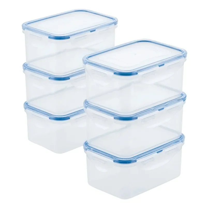 

Deluxe Glass Jars with Lids - Small Food Storage Containers, Squeeze Bottles for Kitchen Organization, Pepper Spray Self Defens