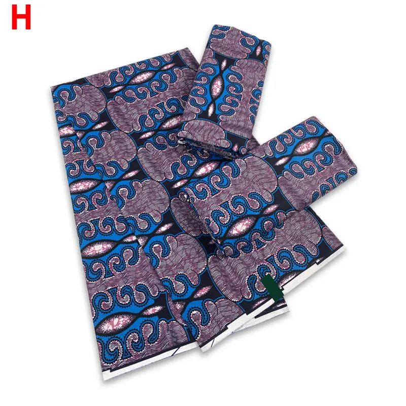 

100% cotton high quality tissu 6yards Ankara African prints batik pagne real wax fabric African style