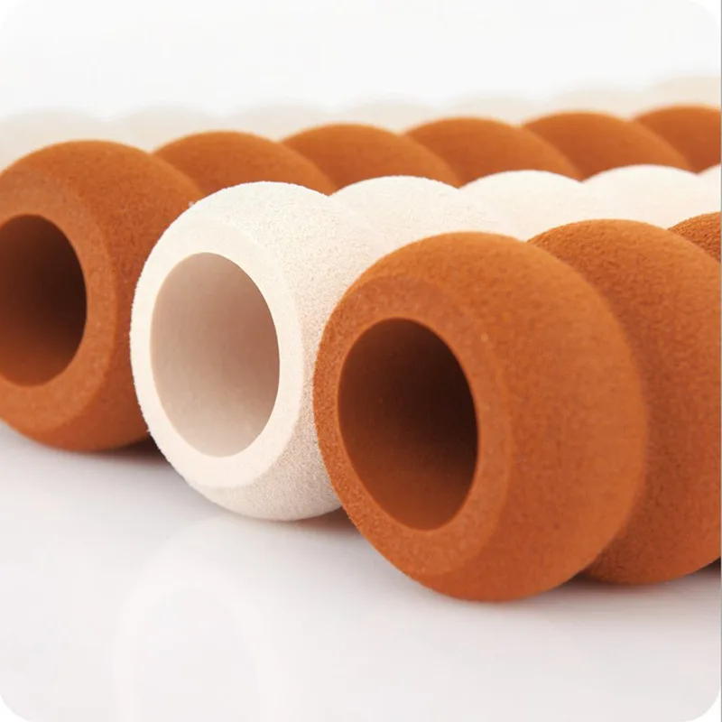 

2PC Soft EVA Rubber Crash Pad Door Handle Stopper Round EVA Door Knob Foam Cover Furniture protector Baby Safety Static-free