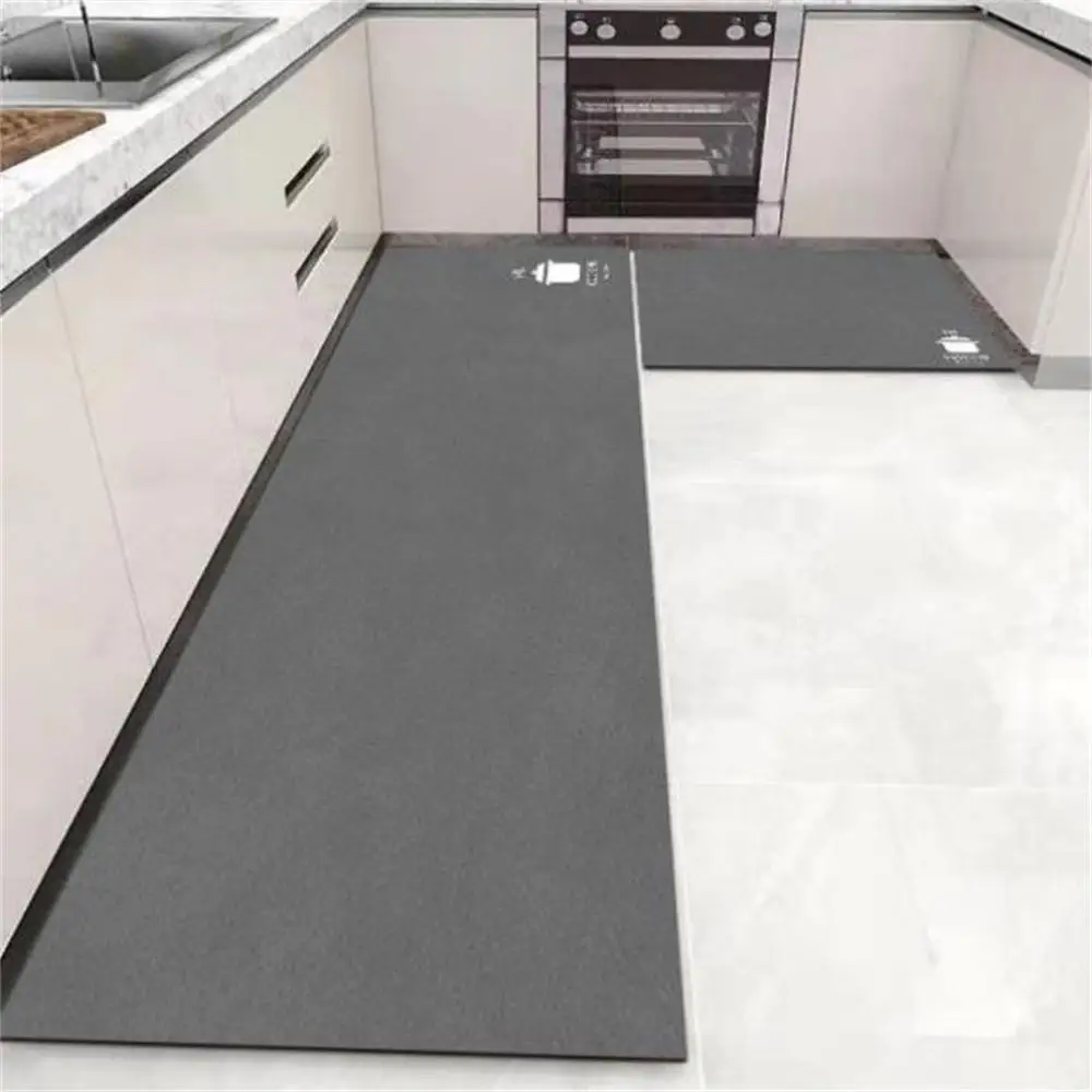 

Technology Floor Mat Restaurant Soil-resistant 2023 Sci-tech Cloth Anti-skid Floor Mat Household Kitchen Science Absorbent Mat