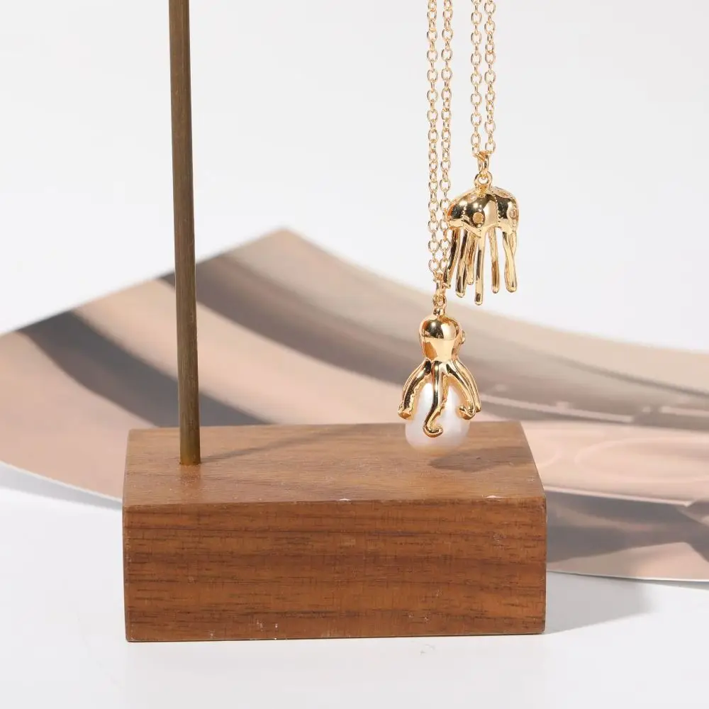 Ins осьминог медуза кулон ожерелье модные украшения уникальная цепочка на ключицы