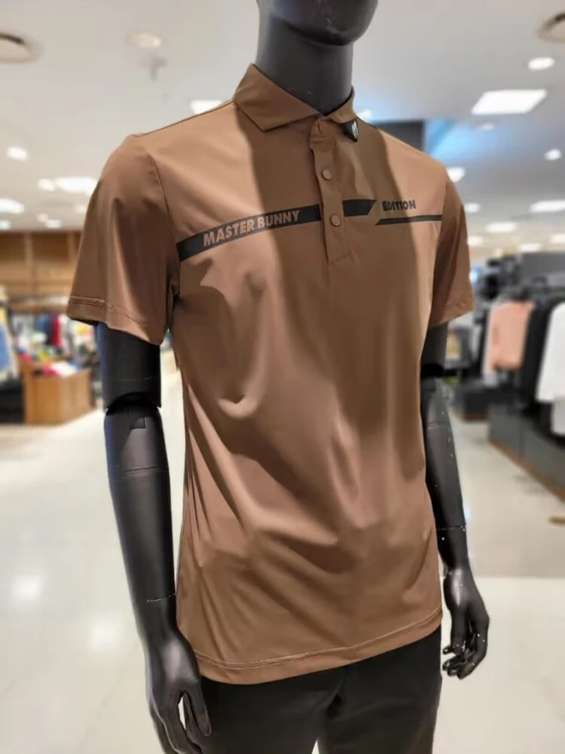 Golf shirt short sleeve  2023New men's Top masterbunny Summer Casual Breathable quick dry