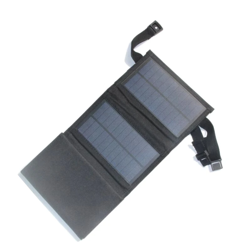 

70W Foldable Solar Panel Charger Portable Battery Charger USB Port Outdoor Waterproof Power Bank for Phone Car RV Boat B36A