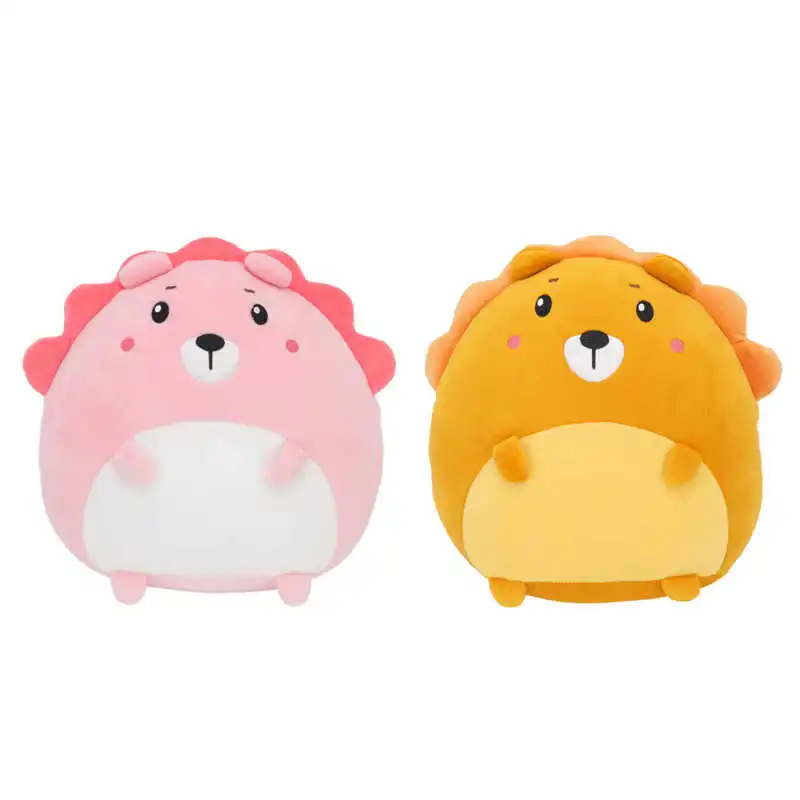 

Plush Animal Animal Stuffed Plush Toy Cute Lion Comfortable Skin Friendly Elastic Stuffed Plush Toy for Office Home Travelling