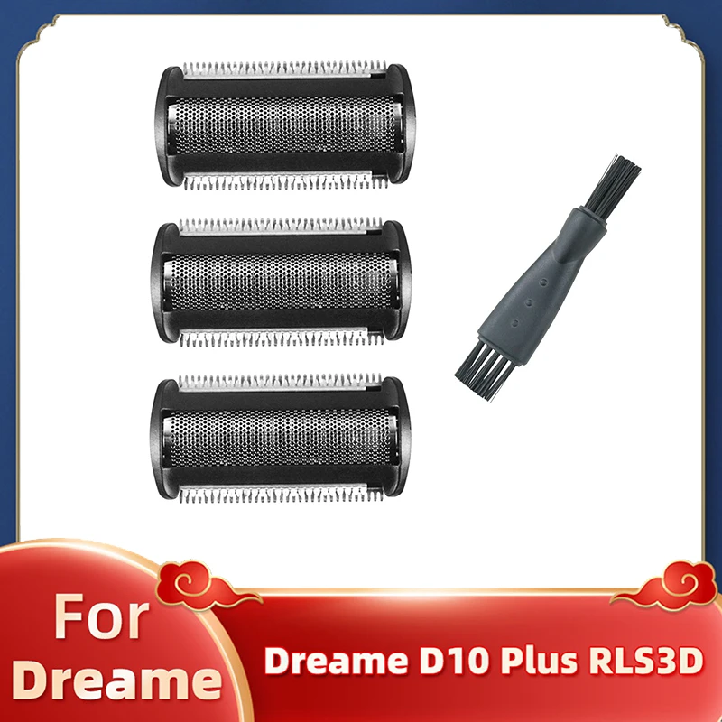 3 Pack Shaver Head Replacement Trimmer For Bodygroom BG 2024 - 2040 S11 YSS2 YSS3 Series With Brush For Philips