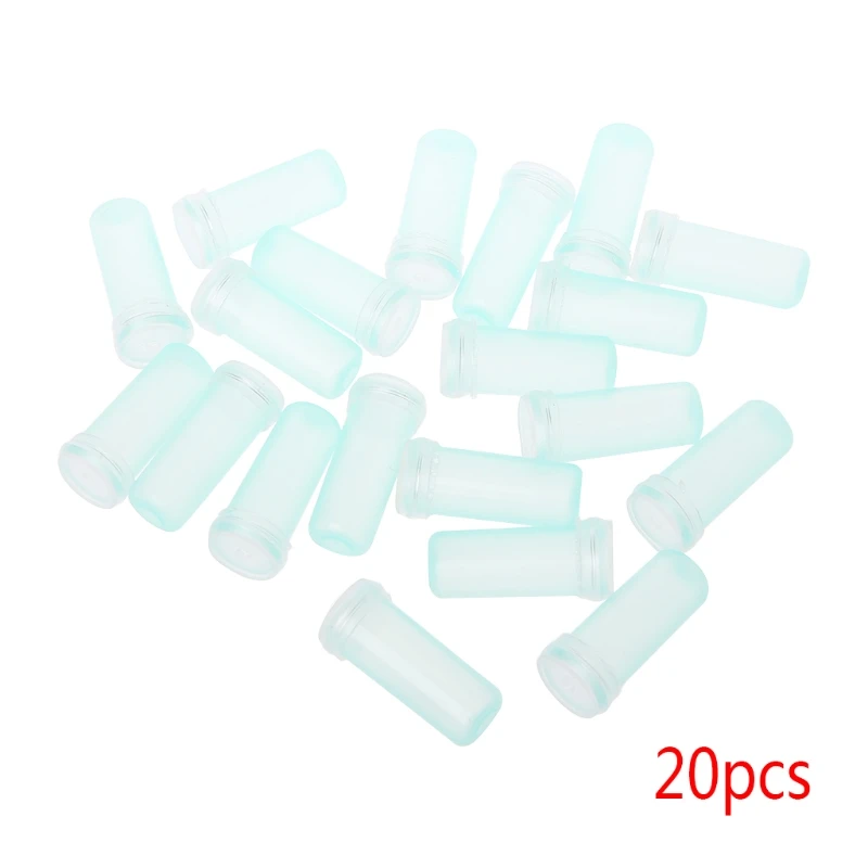 

H7EA 10/20pcs Flower Nutrition Tube Plastic With Cap Keep for FRESH Hydroponic Contai