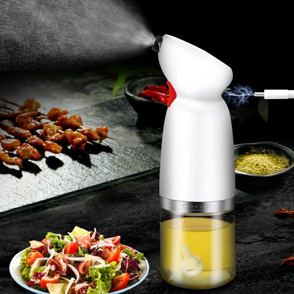 

160ml 800mAh USB Electric Olive Oil Sprayer Refillable BBQ Cooking Olive Oil Spray Kitchen Baking Oil Dispenser Empty Bottle