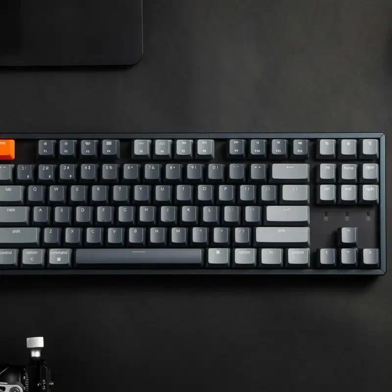 

Беспроводная механическая клавиатура для Mac, BT RGB подсветка, многофункциональная Проводная игровая клавиатура TKL Type-C для Windows