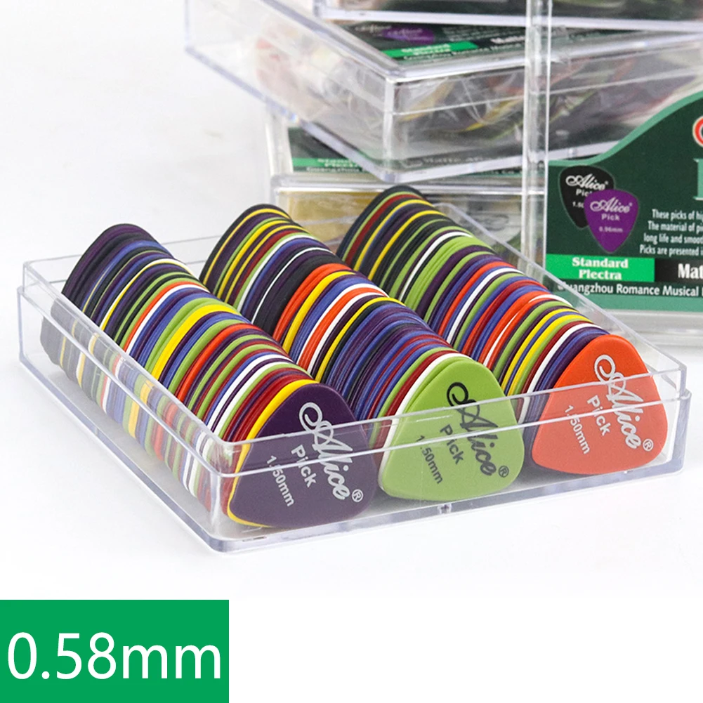 

100 шт. медиаторы для акустической электрогитары, плектры ABS, толщина 0,71, 0,81, 1,2, 1,5 мм, прочные аксессуары для акустической электрогитары