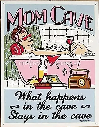 Винтажные металлические жестяные знаки, «мамина пещера», правила, «что происходит в пещере», остается в пещере, 1809 детской, домашняя ретро-стена