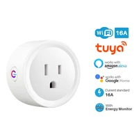16v us smart wifi plug with power monitor wifi wireless socket outlet works with alexa google home tuya pop socket for phones