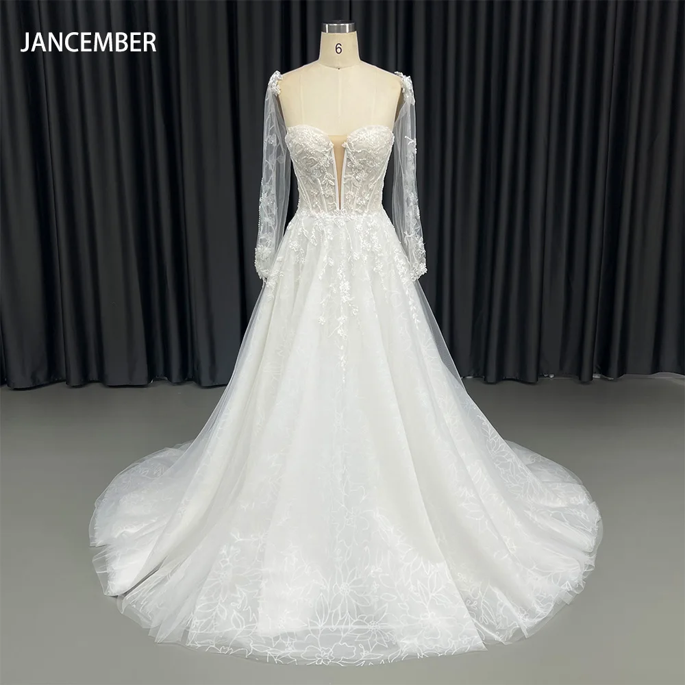 Классические свадебные платья трапециевидной формы тюлевые многоярусные