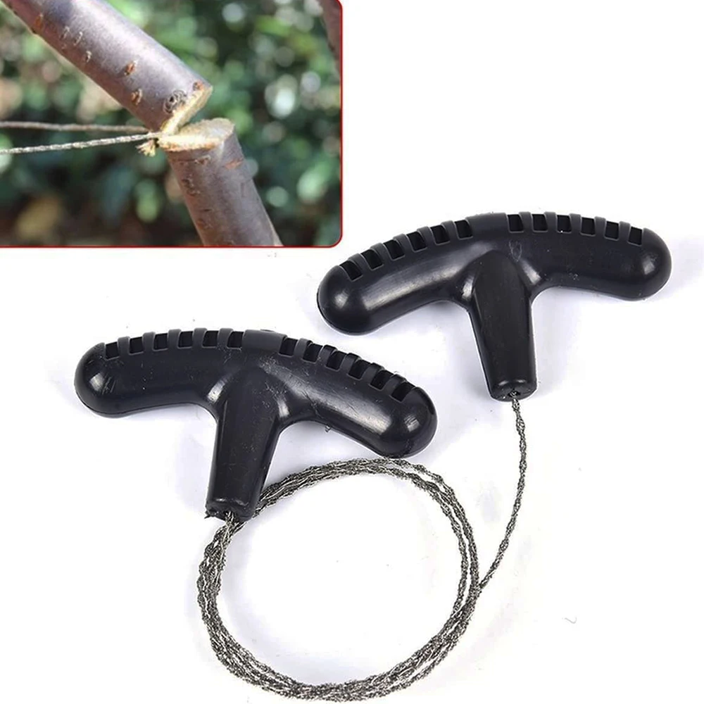 

Уличная портативная ручная стальная проволочная пила, инструменты для выживания и путешествий, стальная проволочная лента, снаряжение для ...