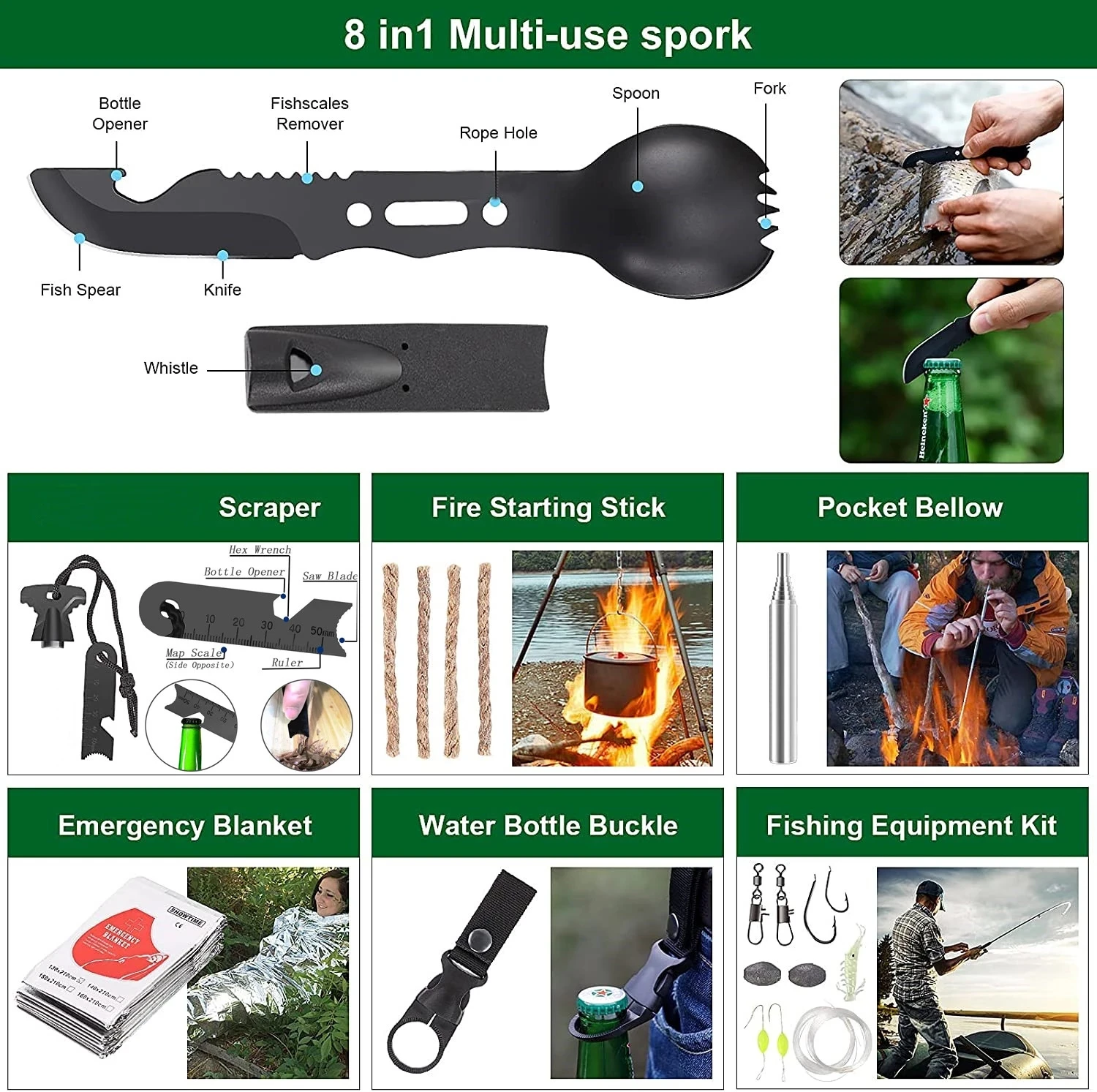Набор первой помощи для выживания 142 шт. IFAK Molle System совместимая снаряжение для активного отдыха Наборы экстренной помощи Травматическая сумка для кемпинга, охоты и приключений.
