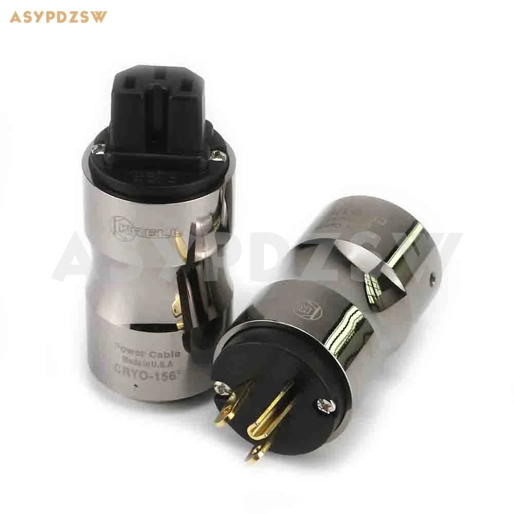 1 пара KRELL 15A позолота из чистой меди стандартная вилка переменного тока США +