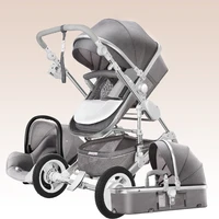 luxury baby stroller and cradle high landscape baby stroller 3 in 1 travel pram trolley baby carriage stroller for newborn