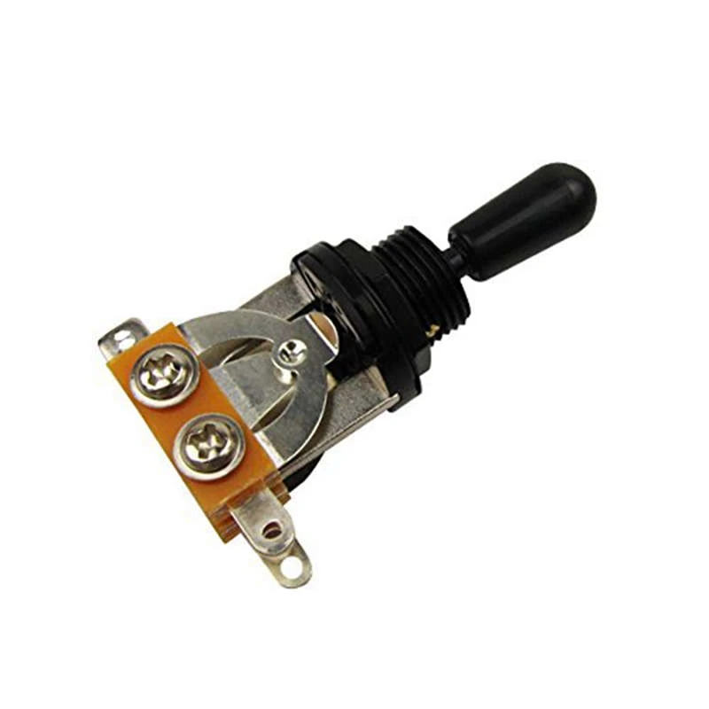 

Metric 3 Way Short Straight Guitar Toggle Switch Pickup Selector For Gibson Epiphone Les Paul Electric Guitar(Pack Of 4)