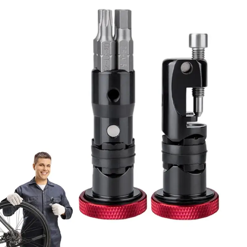 

Bicycle Chain Removal Tool Bike Chain Hexagonal Screw Chain Remover Universal Quick Repair Bicycle Maintenance Tool For Bikes