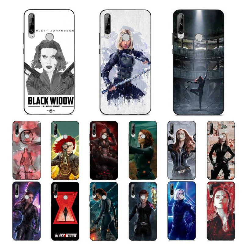 

Disney Black Widow Phone Case for Huawei Y 6 9 7 5 8s prime 2019 2018 enjoy 7 plus