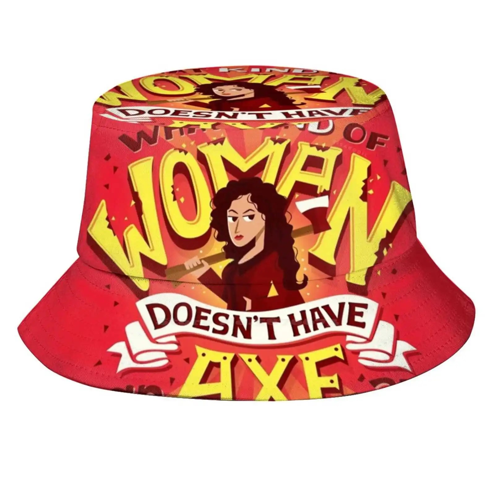 

Панама уличная женская с надписью и топором, на выбор