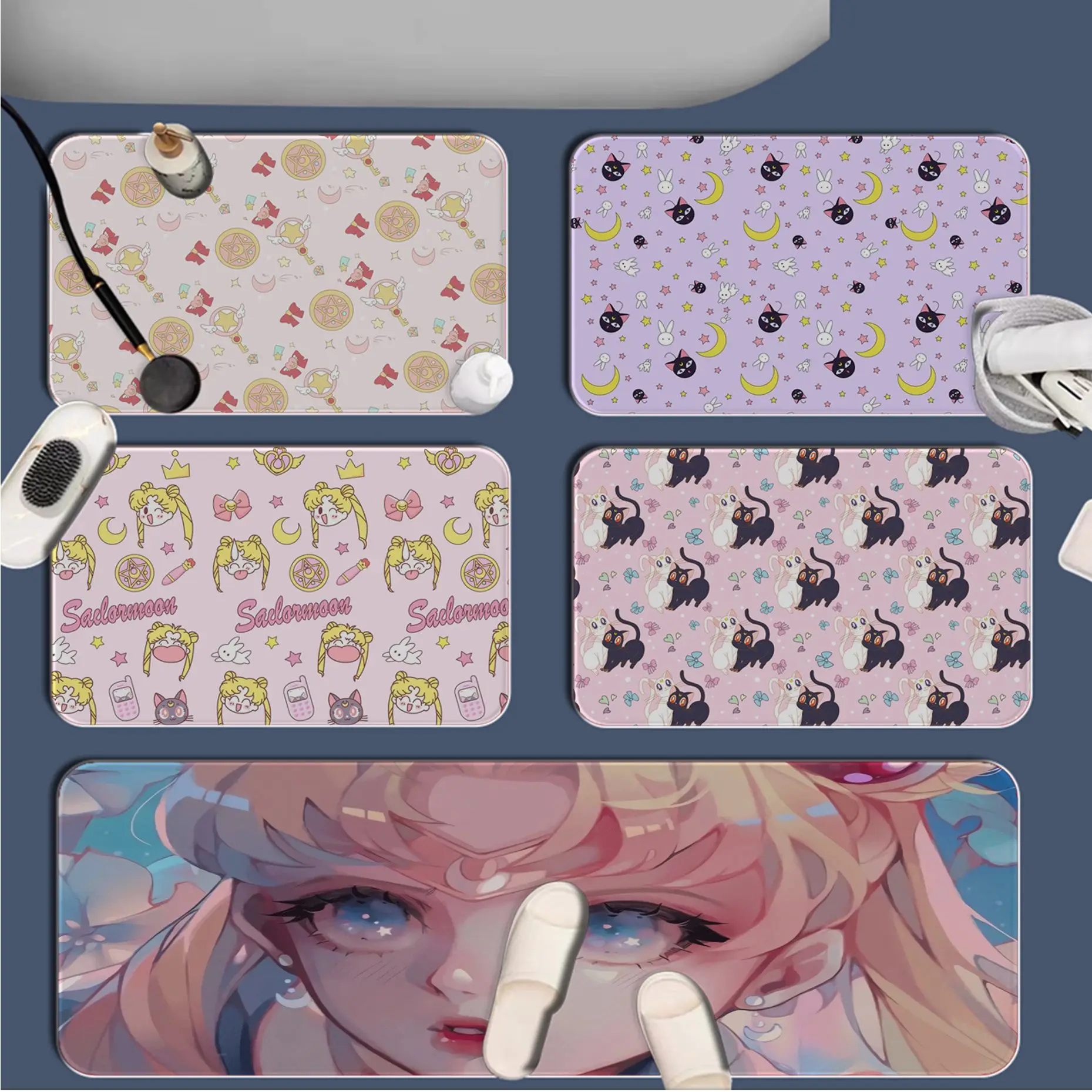 

BANDAI Sailor Moon Floor Mat Cheaper Anti-slip Modern Living Room Balcony Printed Toilet Rug