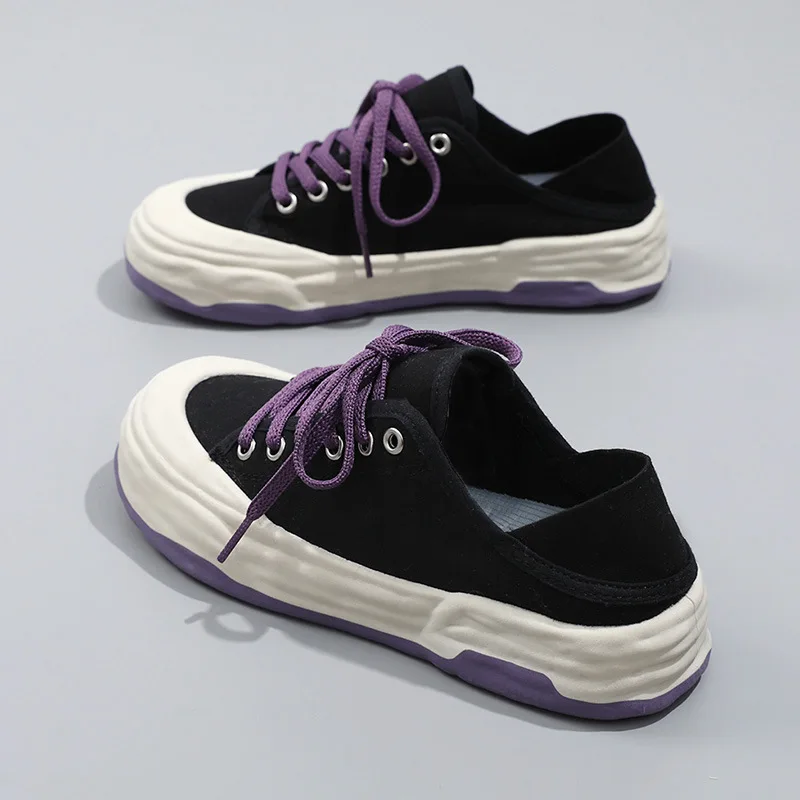 

2709-Shoes Height Increasing Shoes Women Genuine Leather Lace Woman Flats Mountaineering