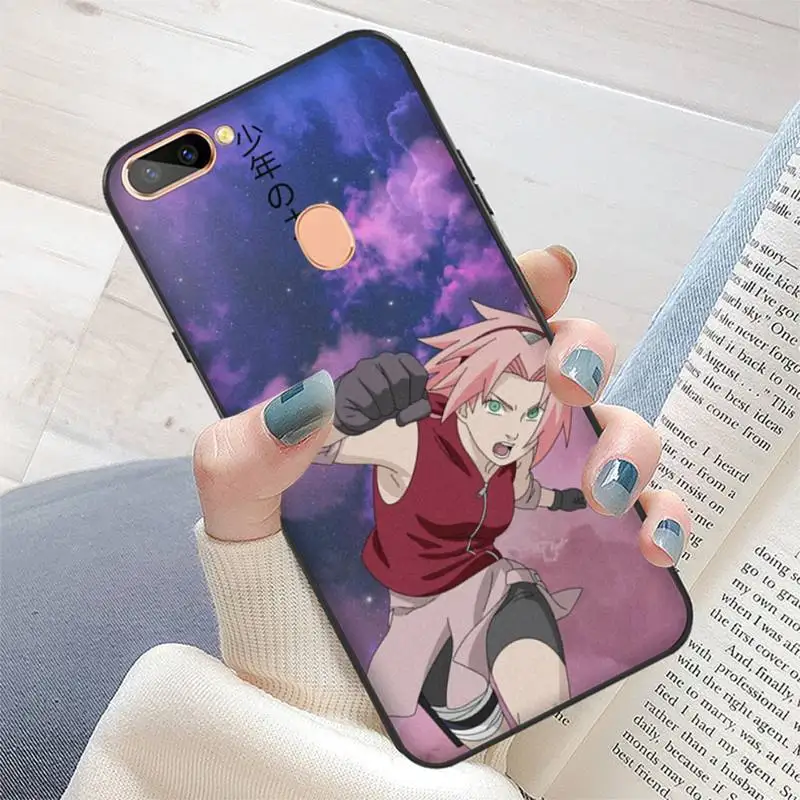 BANDAI Naruto Haruno Sakura чехол для телефона Oppo Reno Realme C3 6Pro ЧЕХОЛ ДЛЯ vivo Y91C Y17 Y19 Funda Capa |