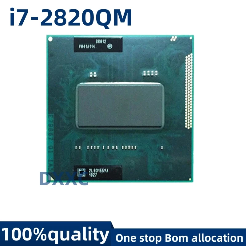 

For Core i7-2820QM I7 2820QM SR012 2.3 GHz CPU Processor 8M 45W Socket G2 / rPGA988B