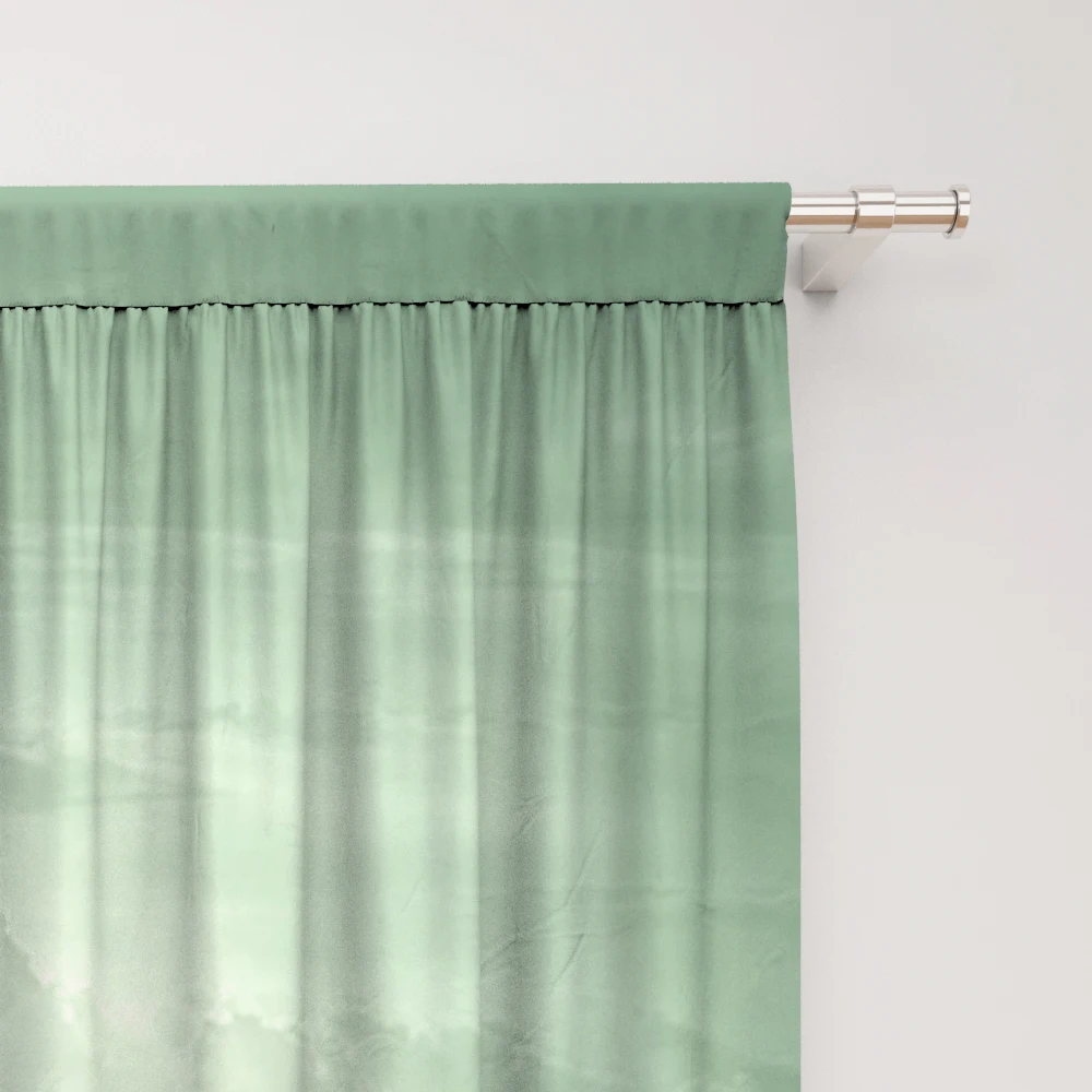 Шторы для украшения дома шторы Qingluan Mountain Peak с сумкой-шторкой кухни кофейни