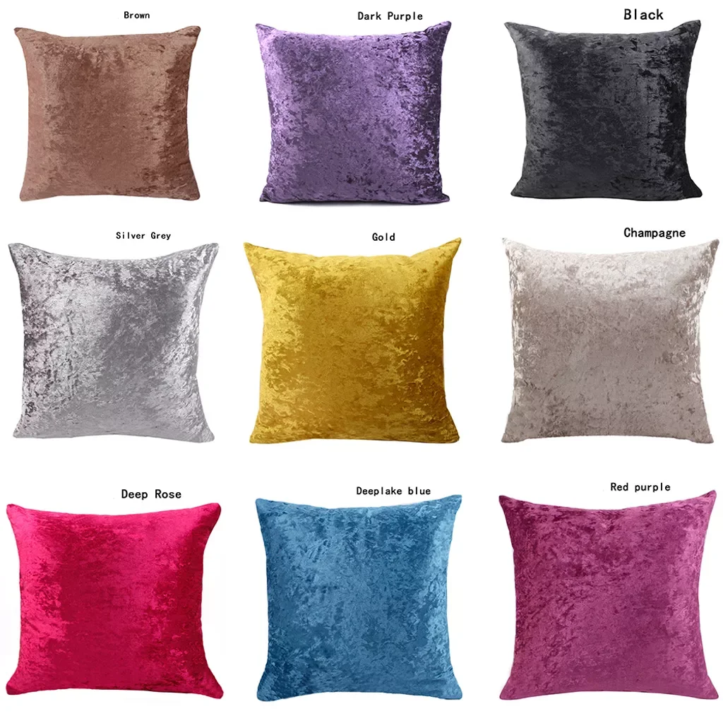 

High Quality Short Velvet Cushion Cover LivingRoom Square Throw Pillow Cover