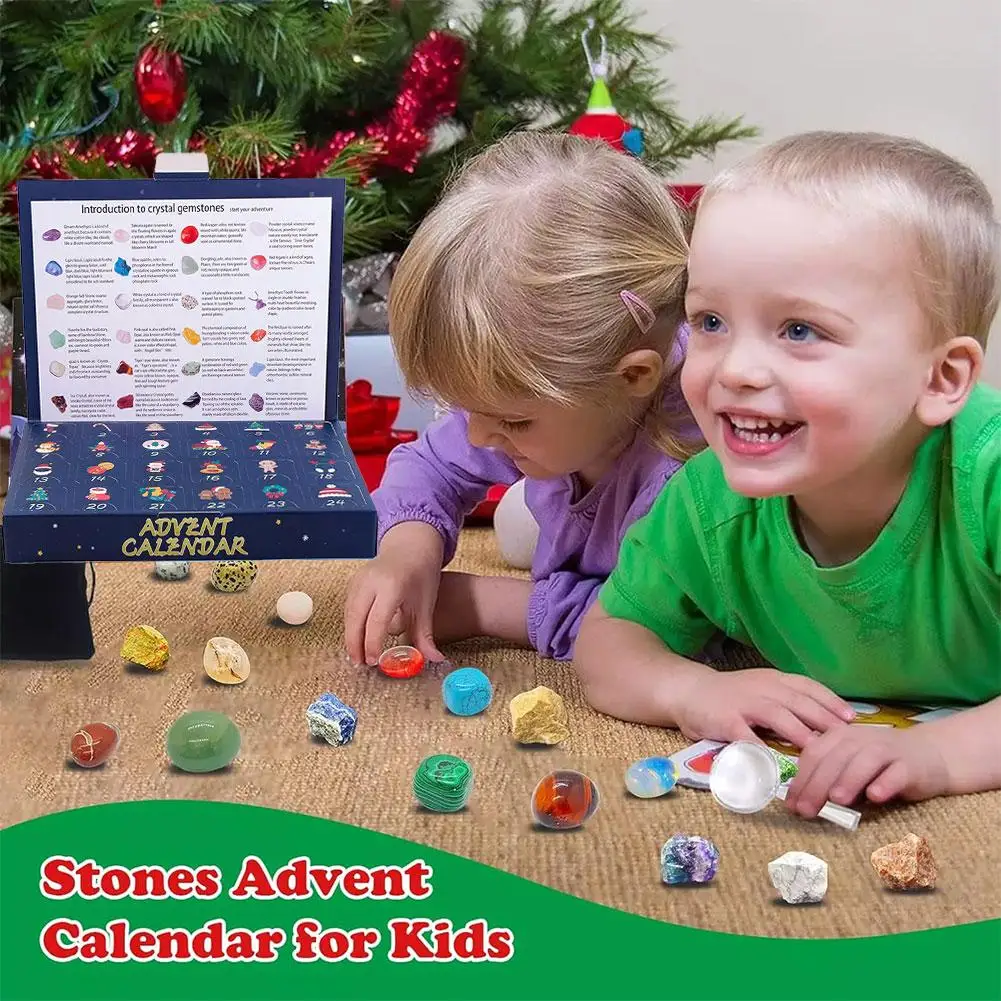 Рождественский календарь обратного отсчета день прибытия кристаллическая сетка